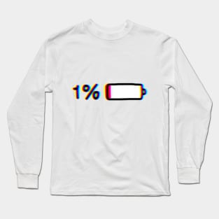 1% Battery Long Sleeve T-Shirt